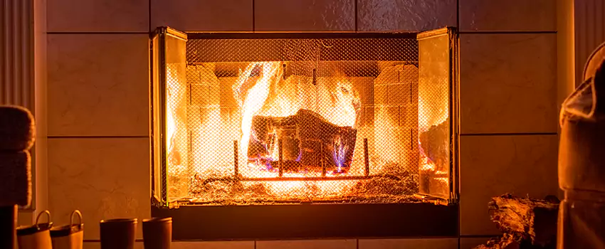 Mendota Hearth Landscape Fireplace Installation in Americus, Georgia