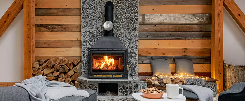 Thelin Hearth Products Direct Vent Gas Stove Fireplace Inspection in Americus, Georgia